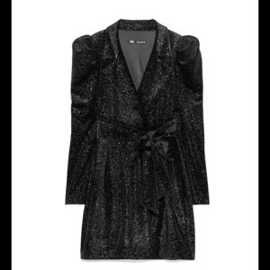 Zara shiny blazer dress